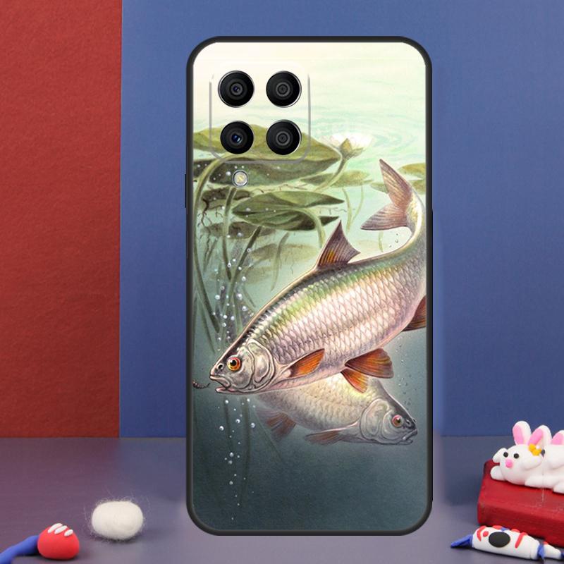 Etui na telefon Samsung Galaxy M34 M14 M54 M13 M15 M36 M55 M35 M56 M16 M31 M11 M53 M12 M32 M52 M06 z motywem wędkarskim