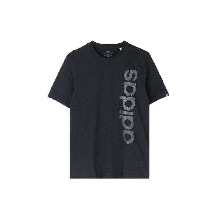 adidas T Shirts Men's Black Crew Neck Moderate Straight Fit GD5923
