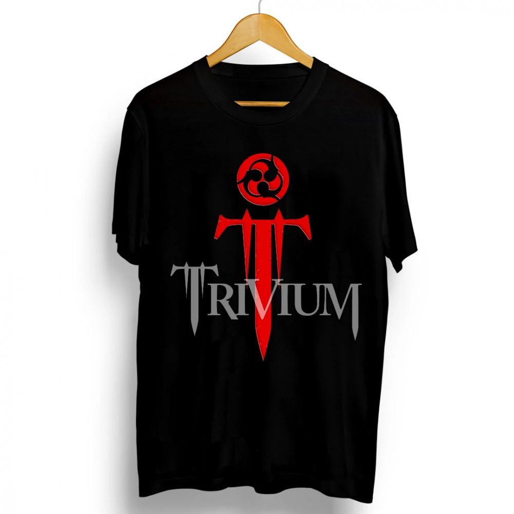 Trivium band Logo T-shirt Black Short Sleeve All Sizes XX350 Unisex T-Shirt XXL