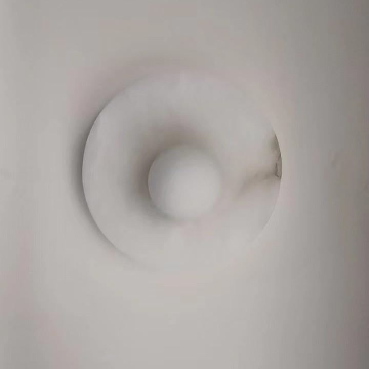 

Designer Marble Wall Lamp: Elegant Atmosphere Lighting for Bedrooms and Living Rooms Diameter 15CM