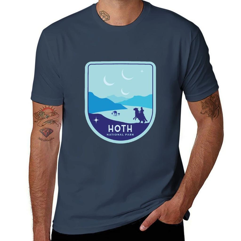 Hoth T-Shirt Vintage Aesthetic Clothing Tshirts for Men