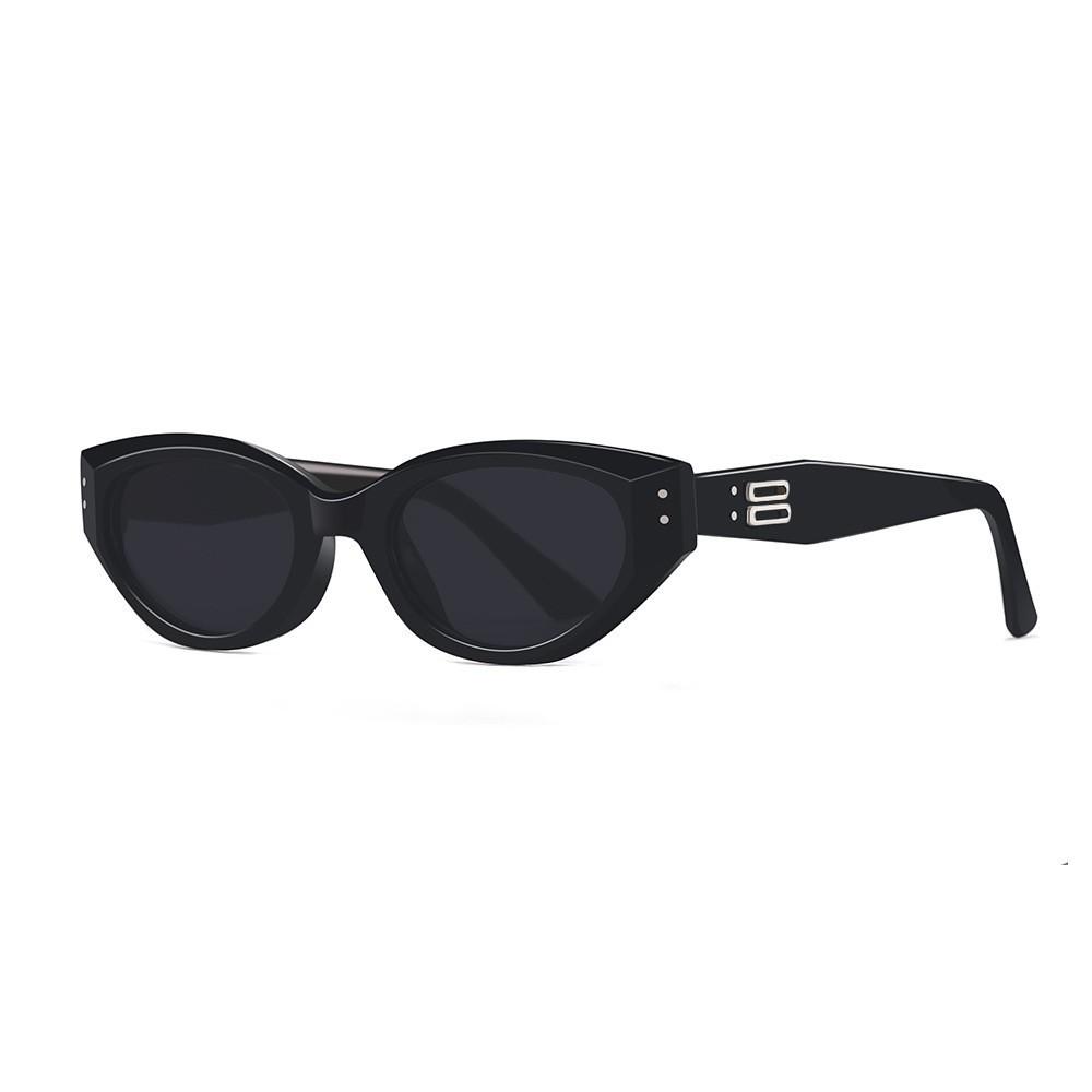 

Retro Cat Eye Sunglasses Women Uv400 Polarized Fashion For Outdoor Travel Black Gray
