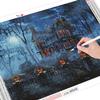 5D DIY Diamond Painting House Full Square Drill Craft Kit Diamond Embroidery House Mosaic Halloween Home Decoration