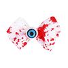 Halloween Blood Bow Clips for Women Girls Horror Eyeball Bowknot Hairpin for Halloween Theme Party Hair Accessories