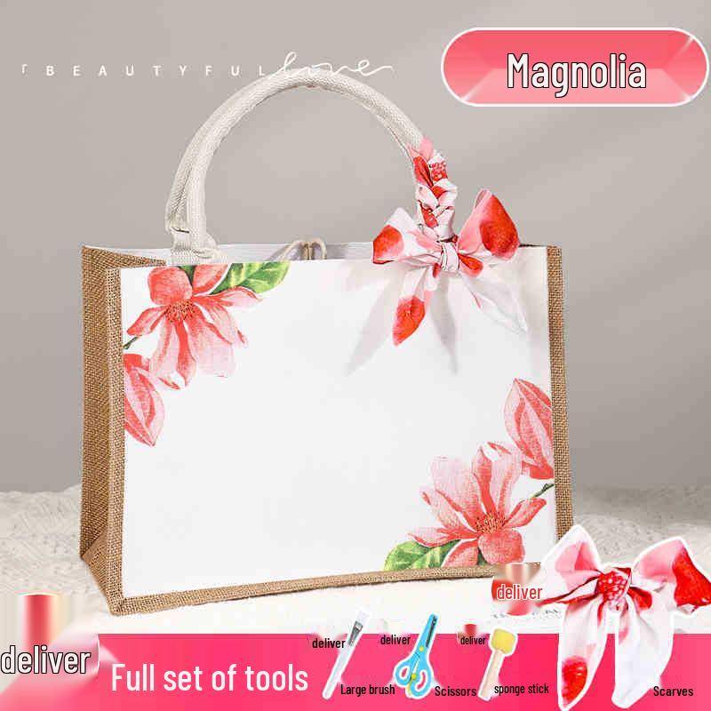 Spring Festival Kids' DIY Decoupage Linen Tote Kit
