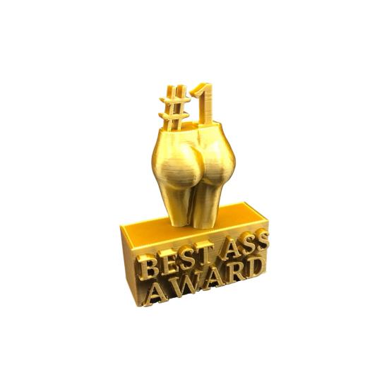 Best Ass Award Creative Best Boobs Award Ornament Funny Golden Trophy Statue for Home Party Decoration