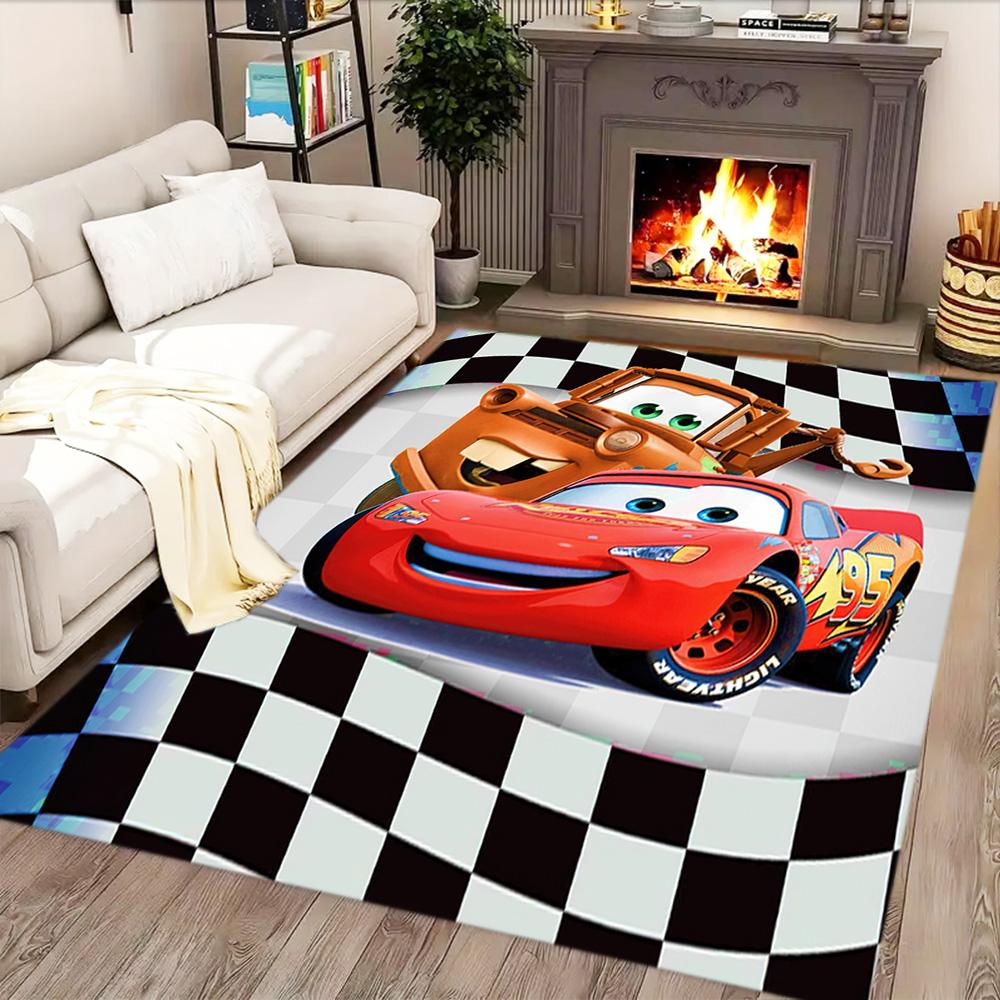 Lightning Mcqueen Racing Legend for Living Room rug, Bedroom, Study Room, Hallway Decoration, Perfect for Home Decoration or Holiday Gifts