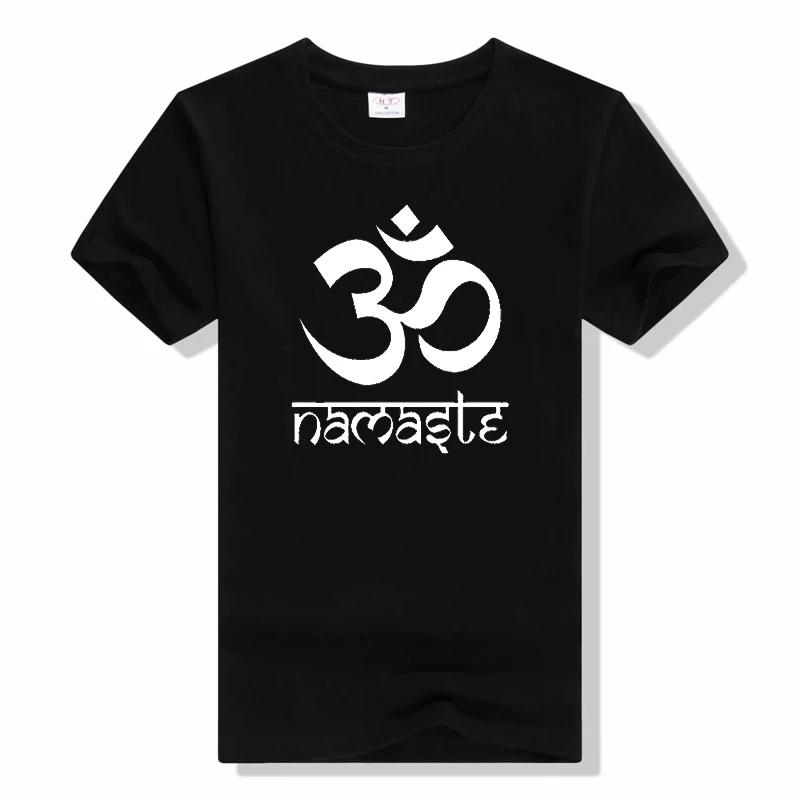 Namaste Print Women T Shirt Short Sleeve O Neck Loose Women Tshirt Ladies Fashion Tee Shirt Fashion Casual Tops T Shirt Unisex