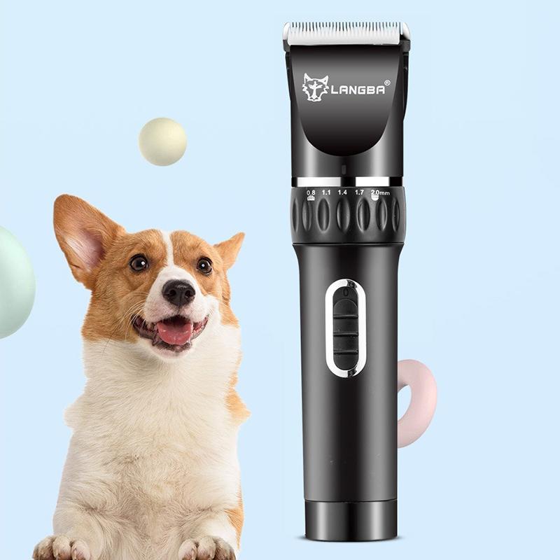 

Low Noise Pet Hair Trimmer Hair Cat Cutting Machine Professional Clipping Machine Dog Grooming Equipment Puppy Hair Supplies чорний