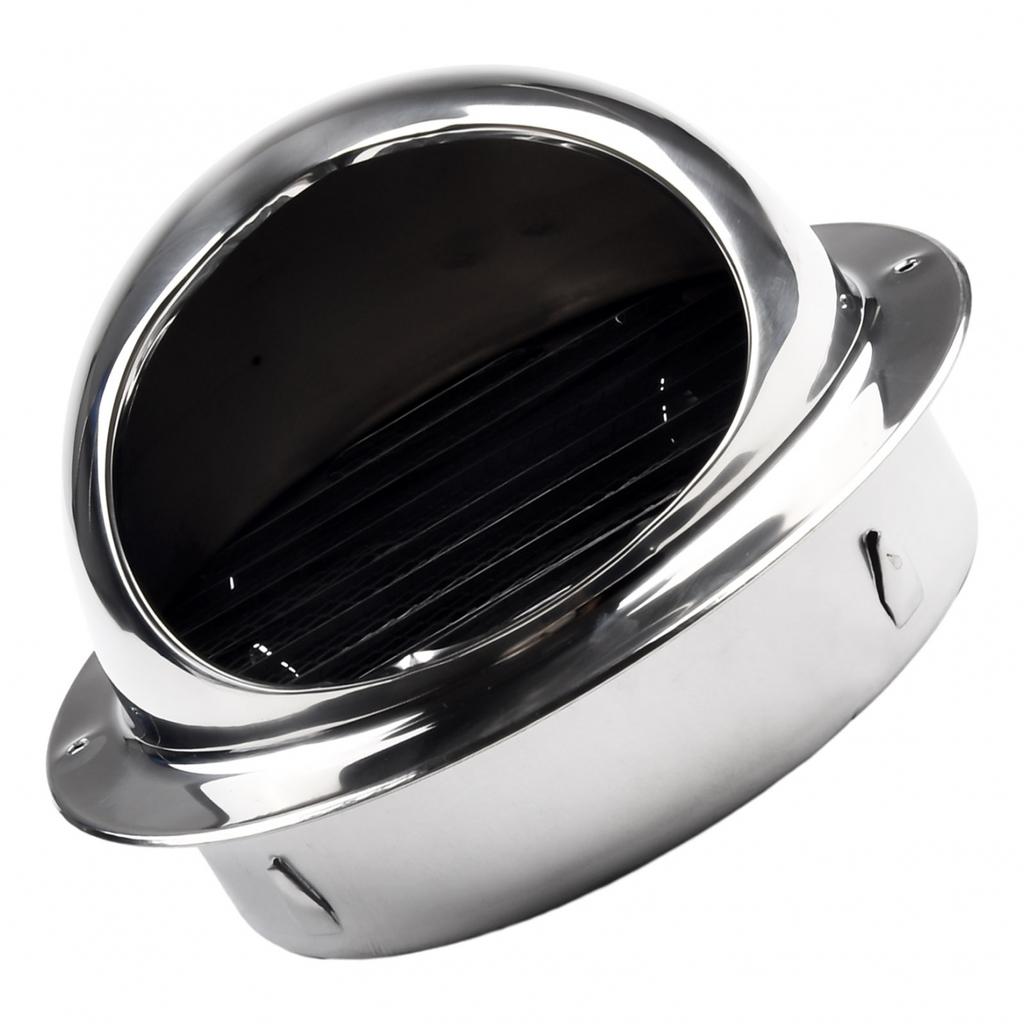 Stainless Steel Exterior Wall Air Outlet Grille Round Heating Cooling Vent Cover