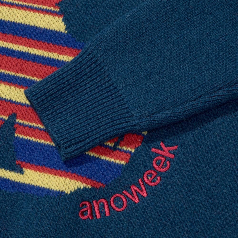 ANOWEEK Multi_Cat Jqd Po Knit