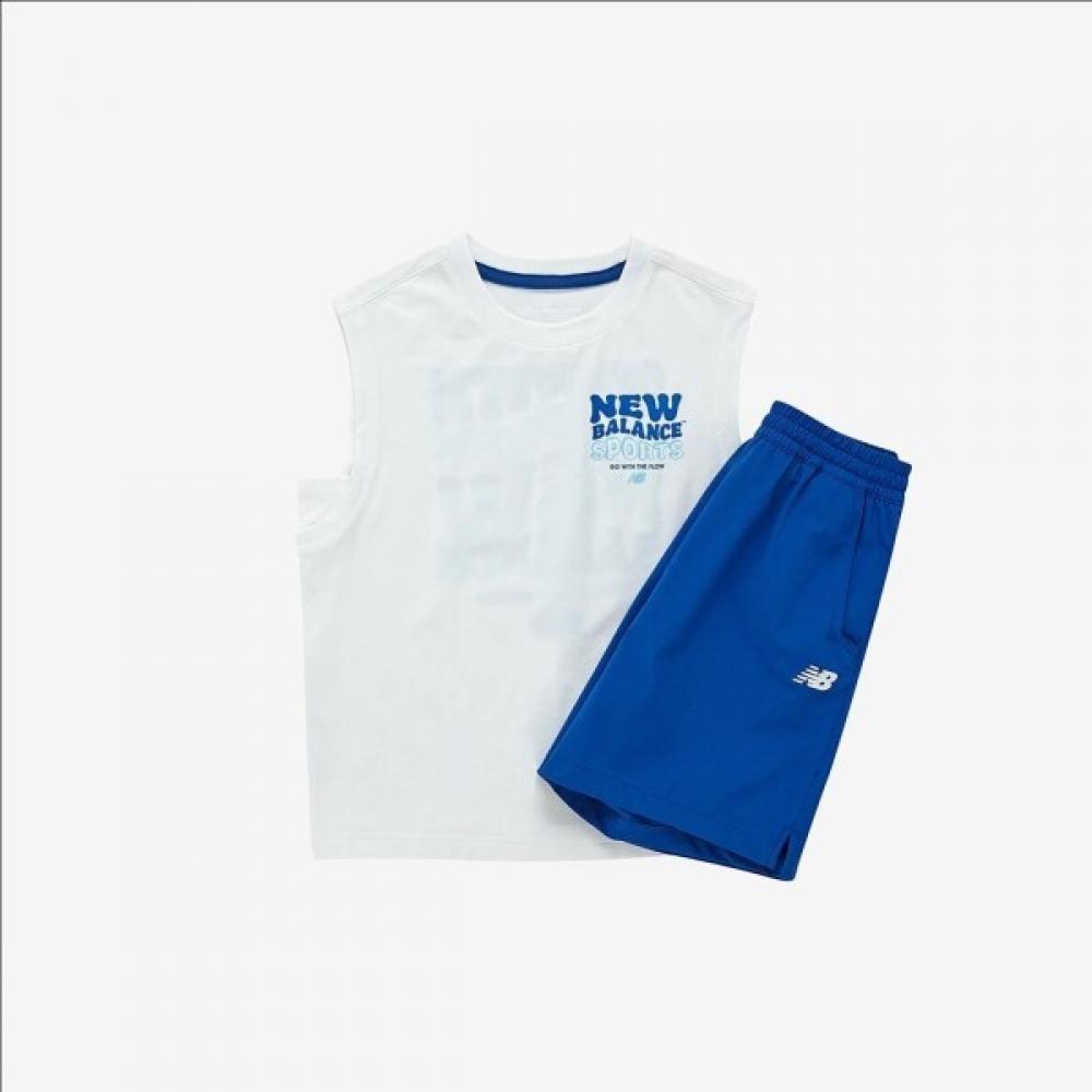 

New Balance Детский комбинезон без рукавов стандартной посадки Nk9yf270 (50)Blue/110