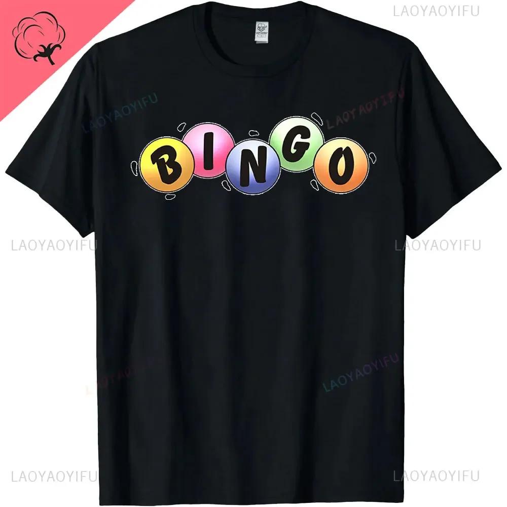 Das ist Bingo-Abend Süßes Bingo-Design für Männer Frauen Schwarzes Kurzarm-T-Shirt Bingo-Liebhaber Casino Glücksspiel T-Shirt Oberteile