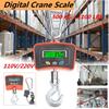 LED 500 KG / 1100 LBS Orange DC 6V Digital Display Crane Scale Heavy Duty Industrial Hanging Scale