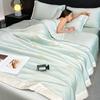 Luxury Embroidered Spring Summer Blanket 4 Pcs Set or 3 Pcs Set or 1 Pcs High-end Breathable Ice Silk Comforter Summer Quilt