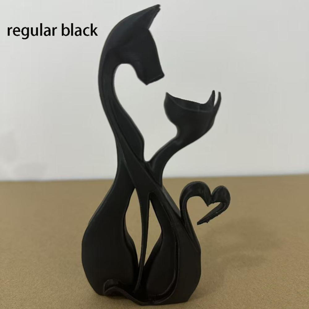 New Popular 3D Printed Elegant Cat Sculpture Ring Tray, Creative And Novel Toy Hand