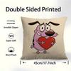 Courage The Cowardly Dog Pillow Cover For Bedroom Room And Living Room Sofa Decorative Cushion Cover