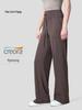 Women's High-Waisted Wide-Leg Sports Pants – Slim Fit, Body-Shaping, with Pockets for Yoga, Fitness, Running, and Casual Wear