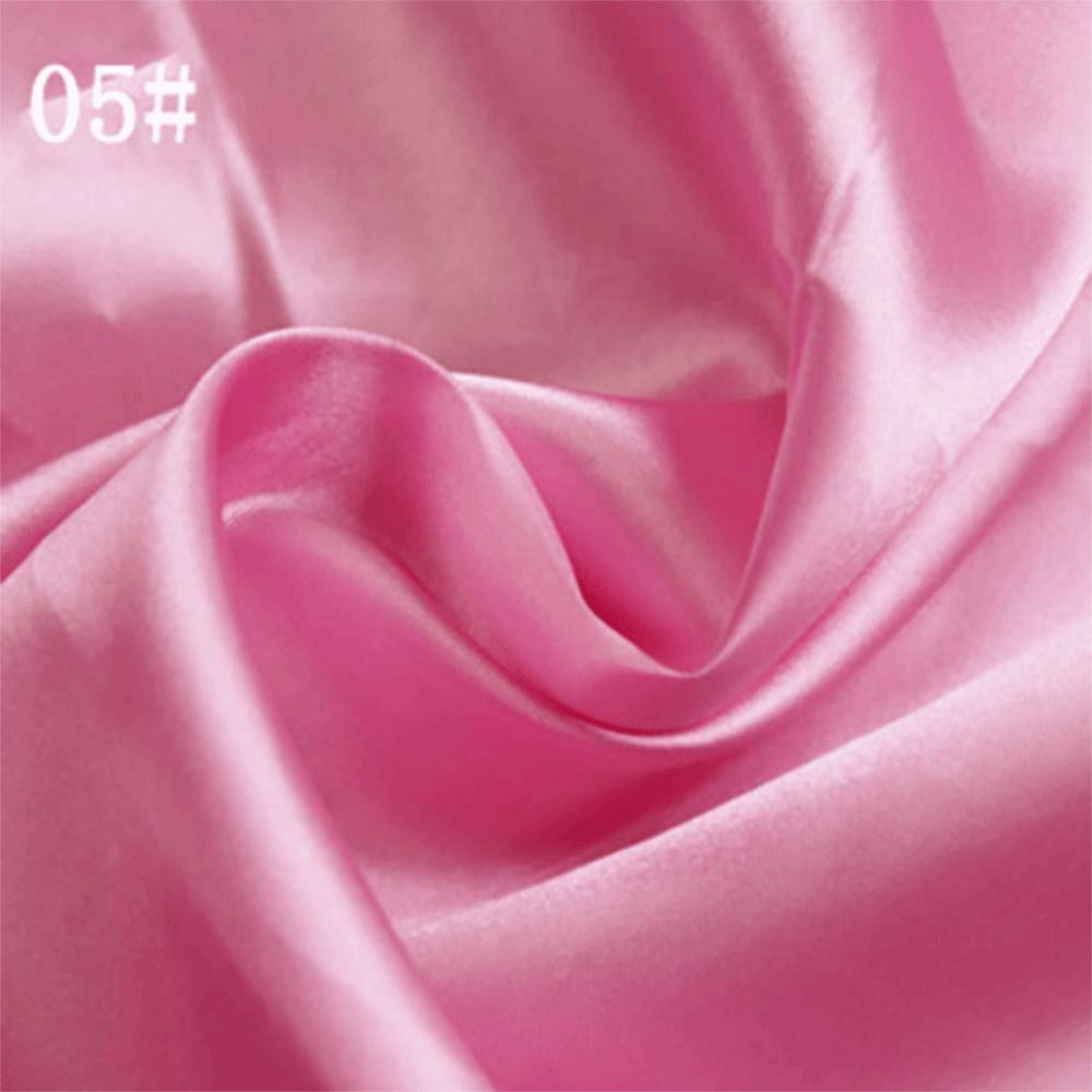 DIY 150*100cm Satin Fabric Handmade Imitation Silk Sewing Material Solid Color Clothing Fabric For Clothing Gift Box