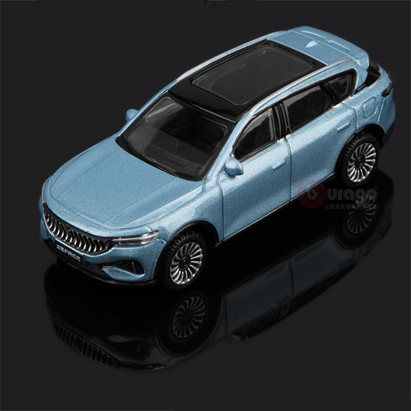 1:64 VOYAH FREE SUV Alloy Car Model Diecasts Metal Miniature Scale Vehicles Car Model Simulation Collection Childrens Toys Gift