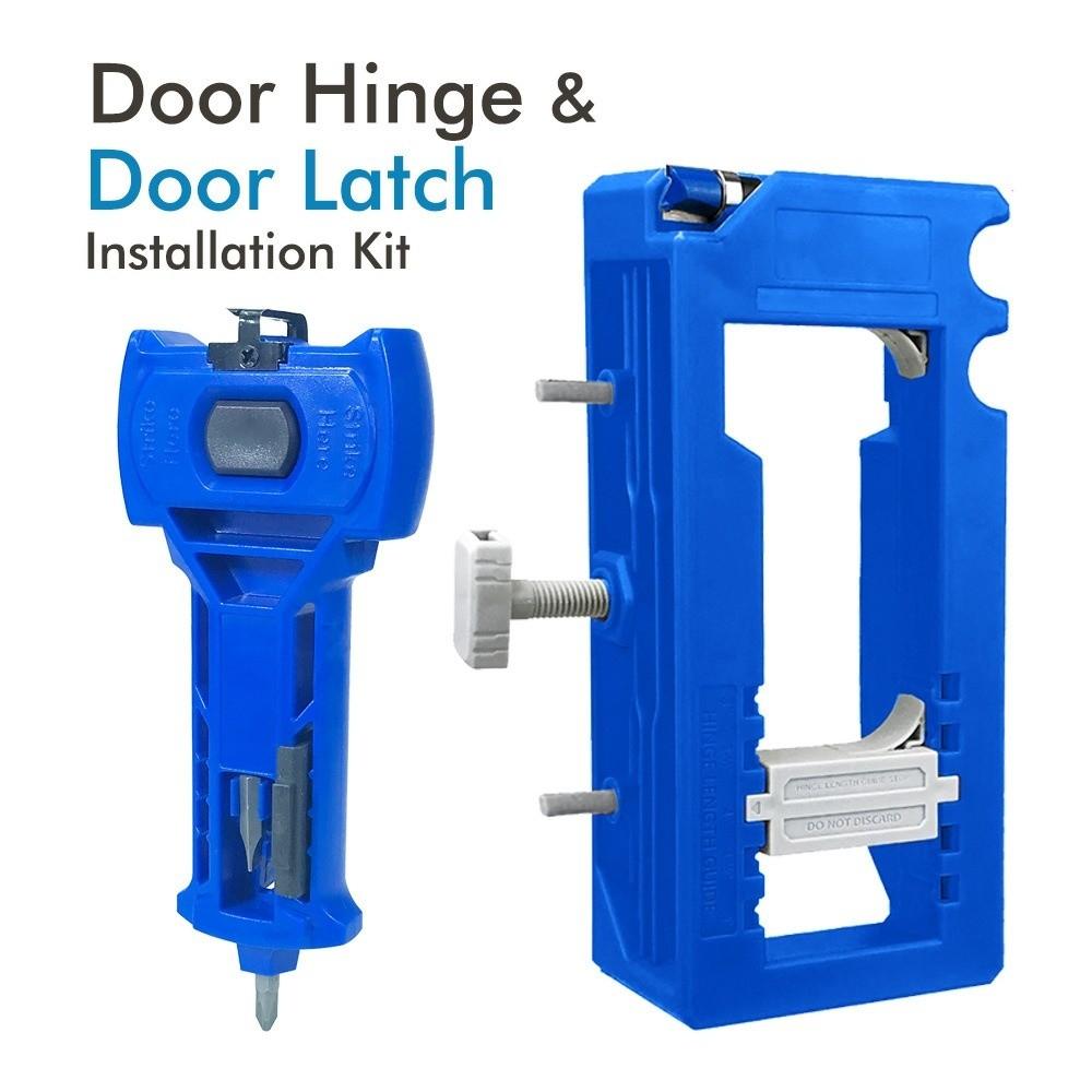 Door Mount Door Kit Square or Round Door Installation Kit Door Mortise Tool  1-3/8" or 1-3/4" Thick