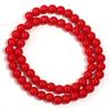 4 6 8 10 12mm Red Coral Stone Beads Round Loose Spacer Beads For DIY Jewelry Making Handmade Bracelets Necklace Accessories