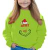 Christmas Day Girls Round Neck Pullovers For Kids Printed Baby Tops