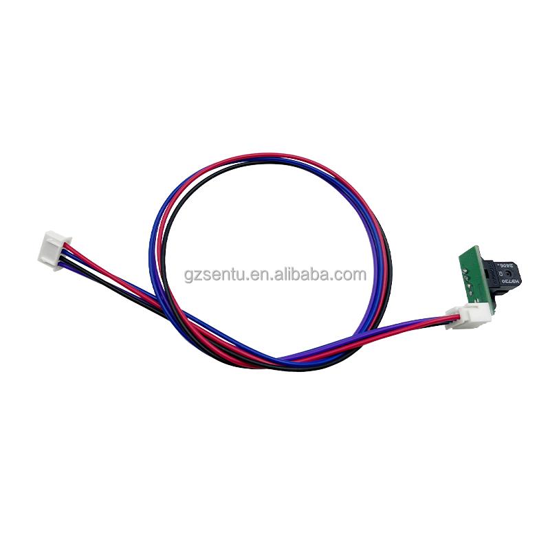 Printing Machine Spare Parts 2.54 Printhead XP600 DX5 I3200 Inkjet Printer Encoder Sensor Connecting Line 9730 decoder sensor