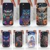 Cute C-Colorful Owl B-Bird Case For iPhone X,XS,SE,12,15,Pro,17,Plus,11,Max,13,XR,14,16,Mini,Transparent Soft Cover