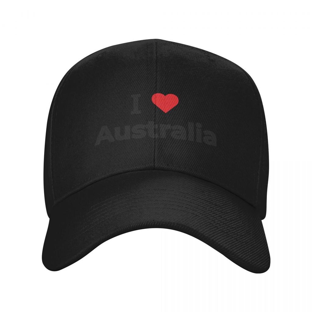 I love Australia Baseball Cap foam party Hat Icon Snapback Cap Women Beach Fashion Mens