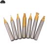 1Pc 6mm Shank Ti-Coated HSS Vertical Key Machine Cutters Door Car Key Cutter Machine Part Key Maker Locksmith Tools 1.0mm-5.0mm