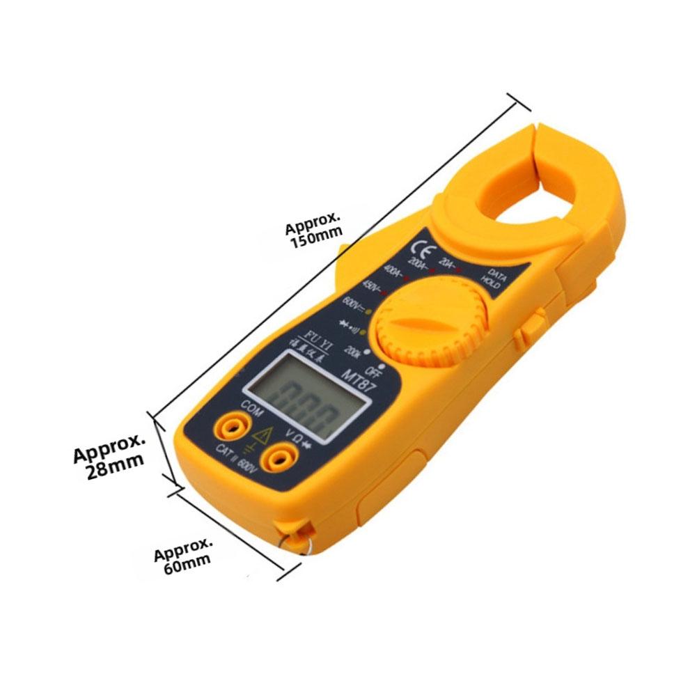 MT87 Digital Display Portable Clamp-on Multimeter For Measuring Resistance Electrical Instruments Parts Accessories