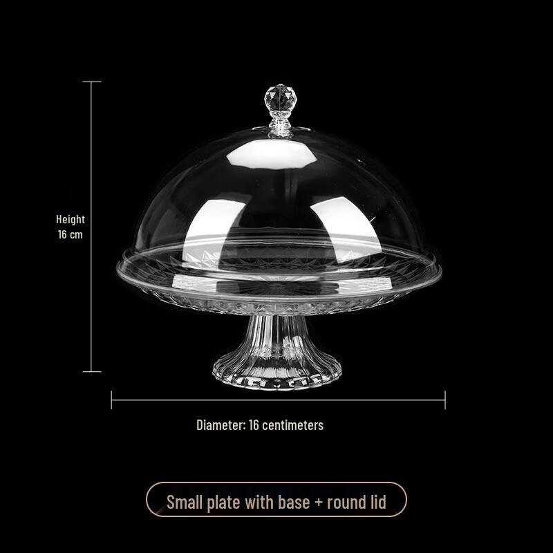 

Covered Snack and Fruit Display Plate