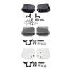 28GC Motorcycle Windshield Protector Protective Hand Shield Plastic for FORZA350