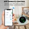 WiFi Thermometer Hygrometer High Accuracy Voice Control Smart Temperature Humidity Sensor with LED for Homes Office