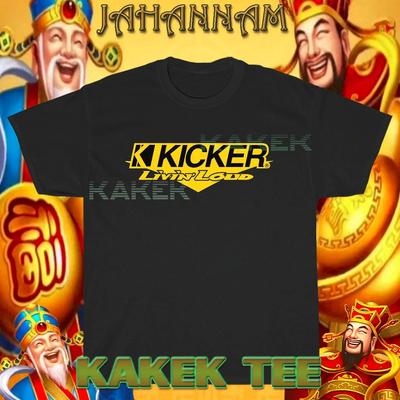 Nowa Koszulka Wzmacniacz Kicker Audio Logo Livin Loud Zabawna Koszulka Rozmiar USA S do 5XL