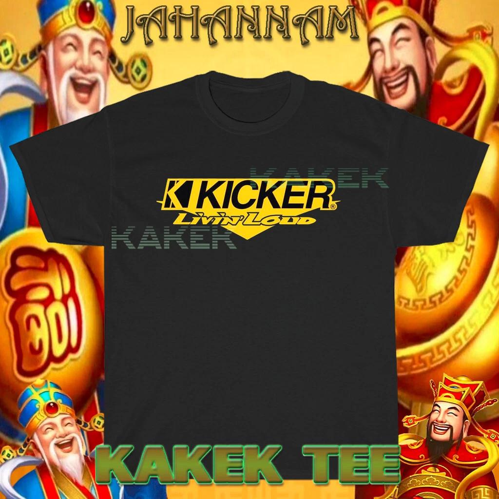 New Shirt Kicker Audio Amplifier Livin Loud Logo Funny T shirt USA Size S to 5XL