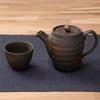 Tatara teacup 110cc black sand porcelain made Japan 23273