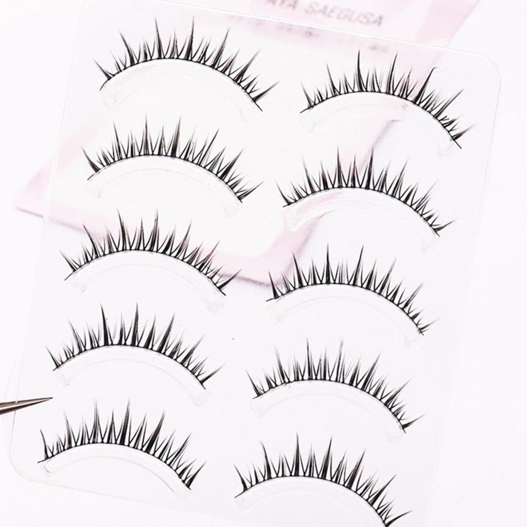 5 Perechi Gene False Naturale Machiaj Gene Artificiale Fete Femei DIY Extensie Gene Cosplay Cosmetice Instrument de Frumusețe