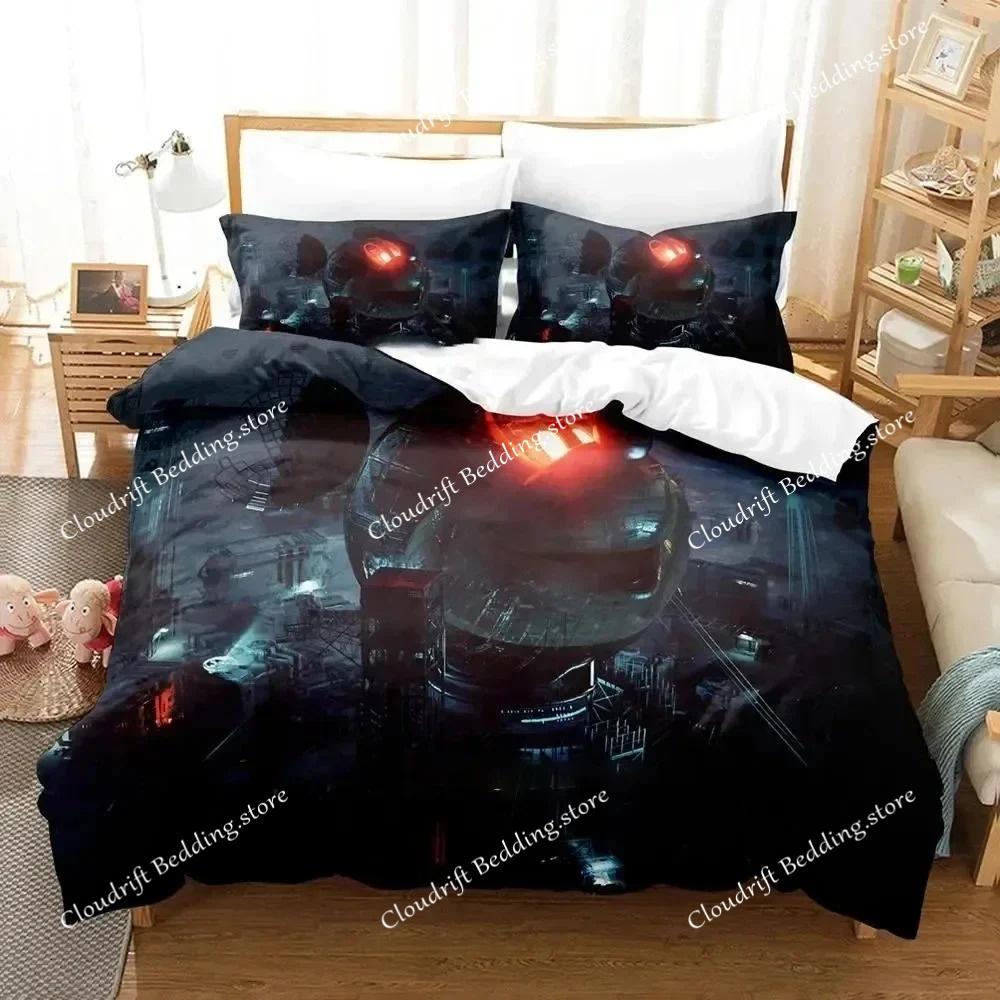 3D Print Sci Fi Structure Bedding Set Duvet Cover Bed Set Quilt Cover Pillowcase Comforter king Queen Size Boys Adult Bedding