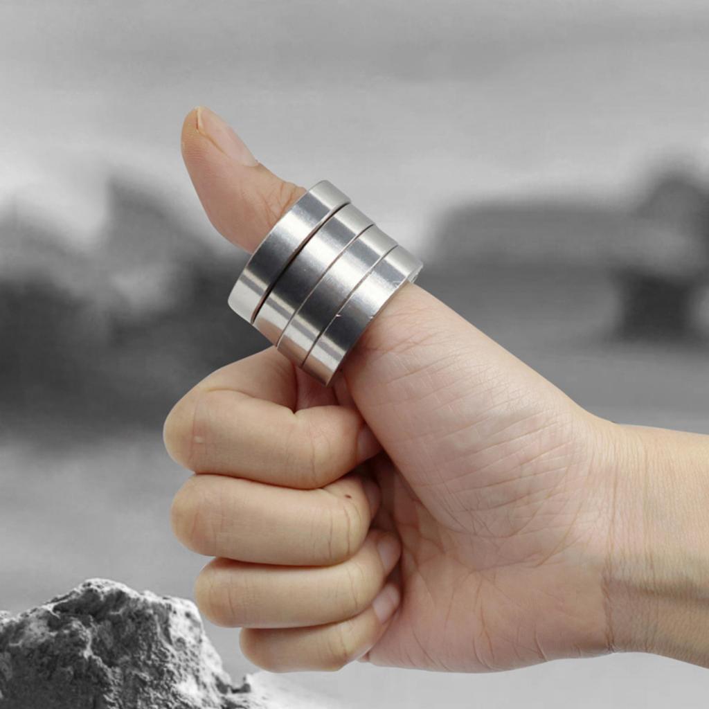 Portable Four Finger Rotating Ring Ring, Unique Folding Design, Fashionable Wear