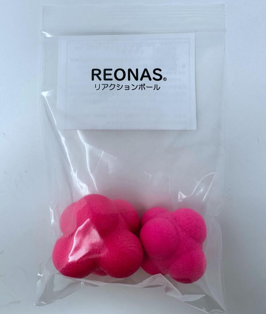 Reaction Ball Set of 2 Irregular Dynamic Table Instruction Manual Large and Small Balls [REONAS] Sizes, Balls, Reflexes, Vision, Agility, Baseball,