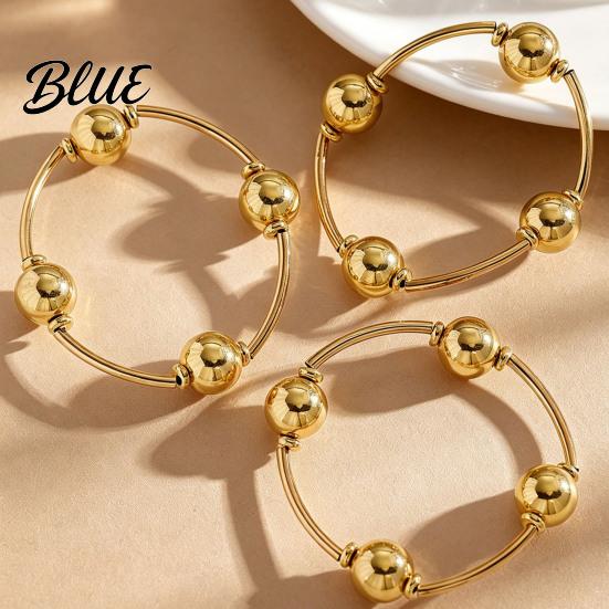 Faux Pearl Bracelet 3Pcs Women Adjustable Opening Design Imitation Delicate