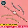 6mm 8mm 10mm 12mm 14mm 16mm Damen Kleinformat Armband Universell Edelstahl Mode Damen Armband Klein Dünn Gold Armband