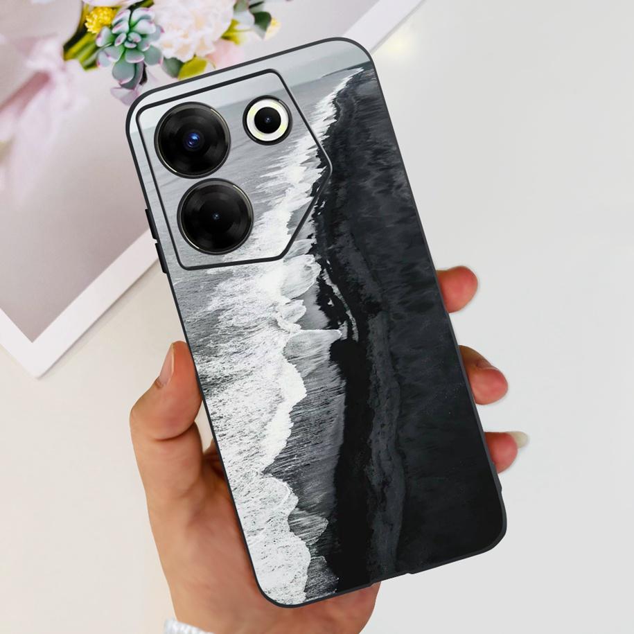 For Tecno Camon 20 Pro 5G Case Marble Cover For Tecno Camon 20 Bumper Soft Silicone Phone Cases For Camon20 Pro CK8n CK7n Fundas