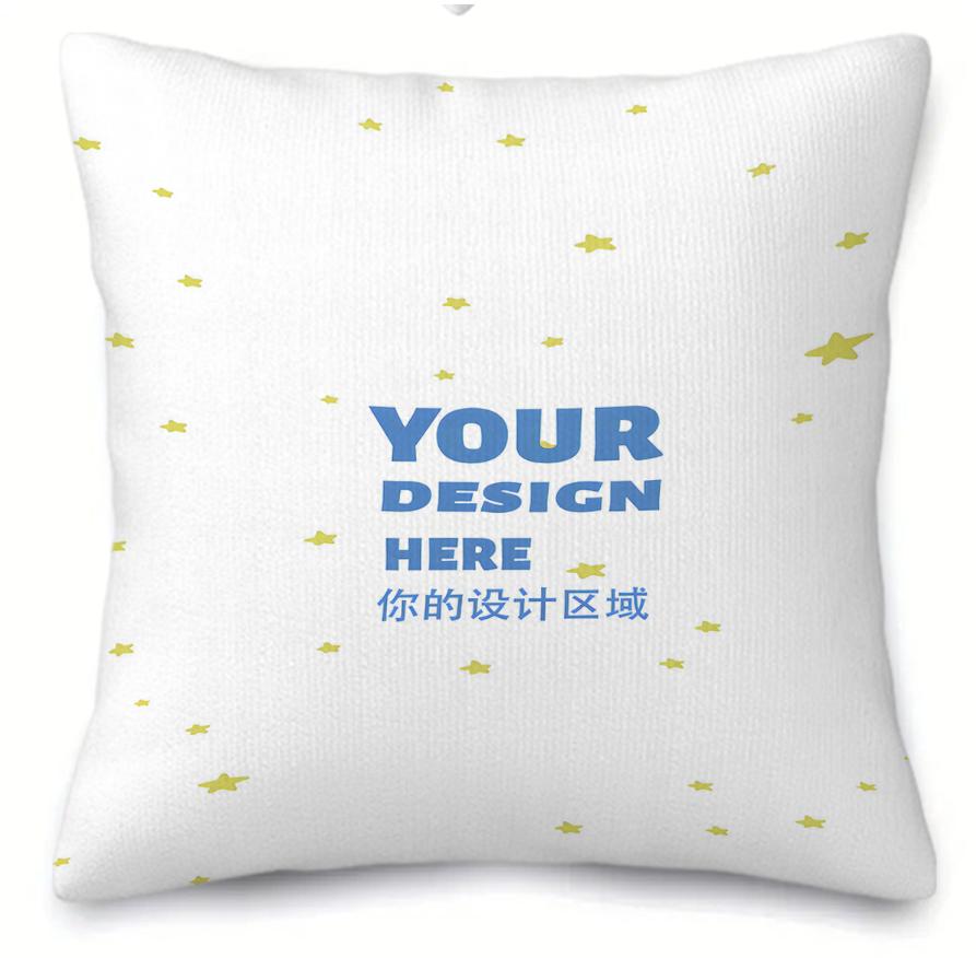 1Pcscustom Personalized Photo Pillowcase, Customized Text Namepillowcoverforfamily Couple Friends, Unique Gift for Birthday Wedding