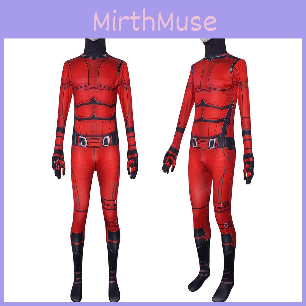 Costume Cosplay Daredevil Battle Suit Jumpsuit Halloween Movie Costume Cosplay