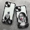 Great Art Aesthetic David Mona Lisa Clear Phone Case For iPhone 16 15 14 13 12 11 Pro Max XS X XR 7 8 SE Shockproof Soft Cover