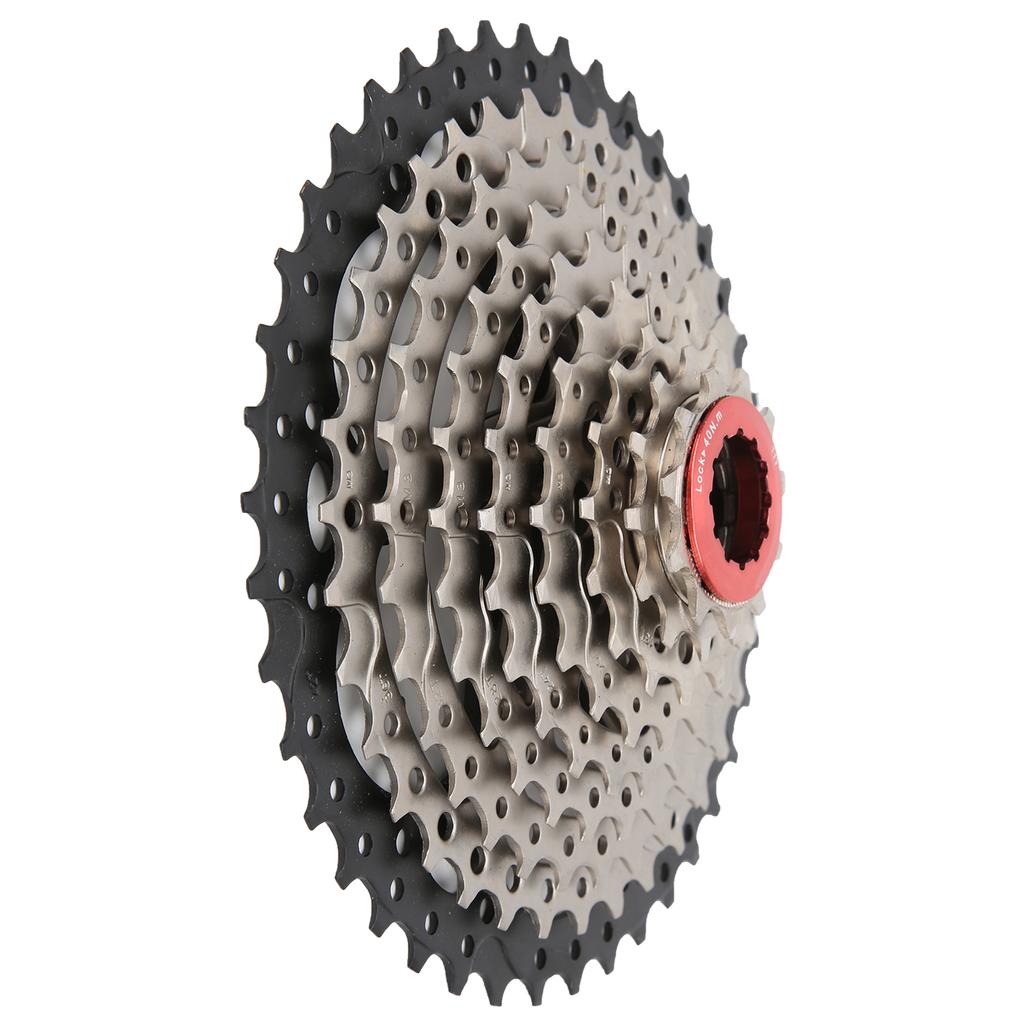 ZTTO 9 Speed Cassette 11‑42T Mountain Bike Freewheel Cassette Sprocket for Road Bicycle