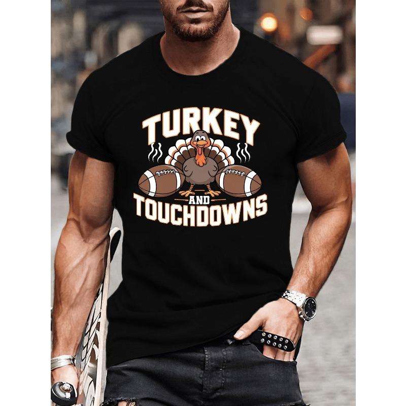 

Мужская летняя футболка большого размера, Футболка с графическим принтом ФУТБОЛ ТУРЦИЯ И ТАЧДАУНЫ , Короткий рукав, Модные повседневные топы для повседневной жизни, Для высоких и крупных мужчин 2XL чёрный